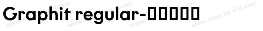 Graphit regular字体转换
